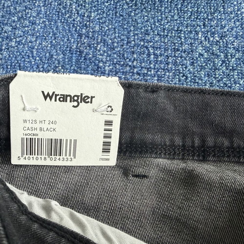 Wrangler Jeans new men's pants black and gray cotton