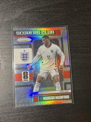 2026 Panini Prizm FIFA World Cup Marcus Rashford England Scorers Club Silver card like new