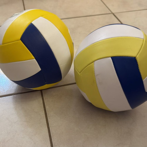 Volleyball set of 2 new, size 5, tricolor