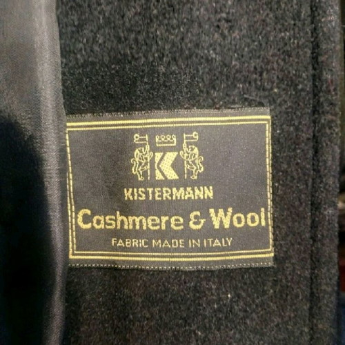 Maxi wool and cashmere women's coat like new, size L, black