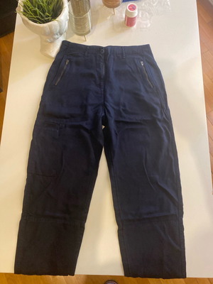 Панталон cargo тъмносин tencel нов размер M