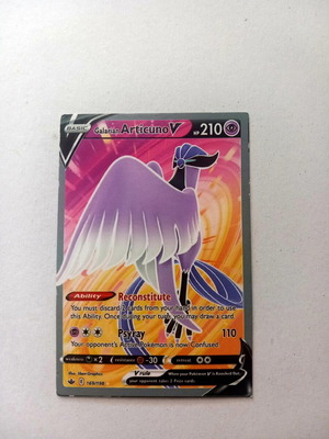 Pokemon TCG Articuno card 169/198 Swords and Shields Chilling Rain