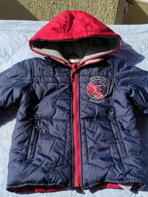 Alouette jacket for 3-year-old child like new, blue and red