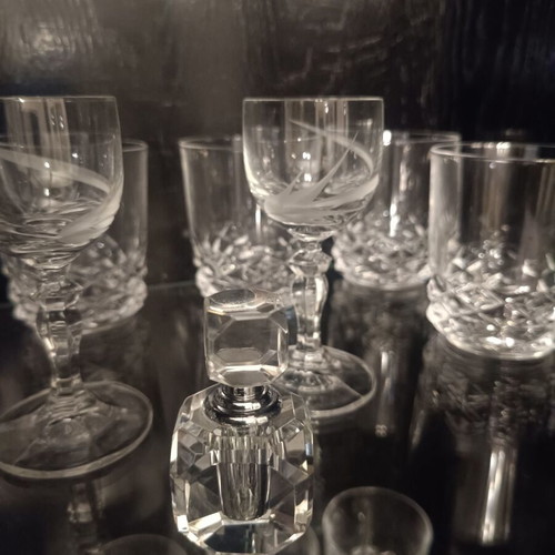 Decorative miniatures and crystals like new, set of 5+12