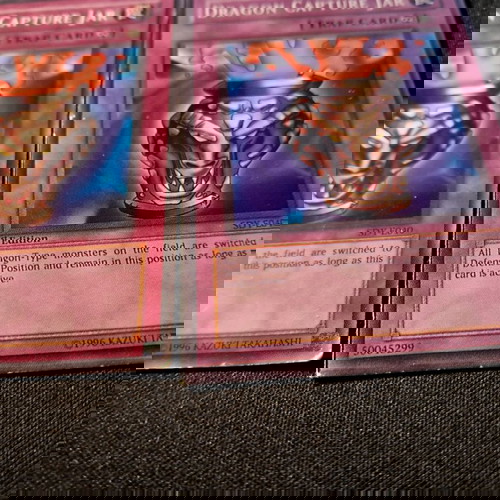 2 κάρτες dragon capture jail Yu-Gi-Oh