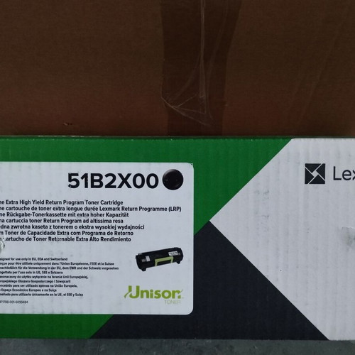 Lexmark Genuine Toner Black Extra High Yield 51B2X00 New
