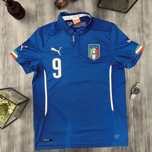 PUMA Italy 2014–2016 Home Jersey Mario Balotelli #9