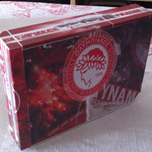 Wii console stickers Olympiakos new