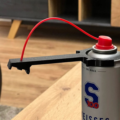 Spray adapter for chain lubrication new