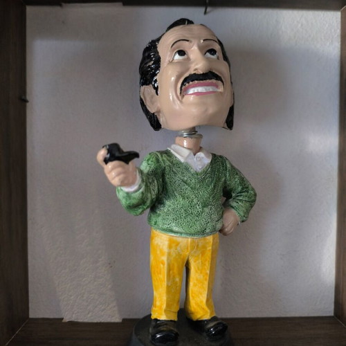 Albert Einstein figure 20cm like new with moving head
