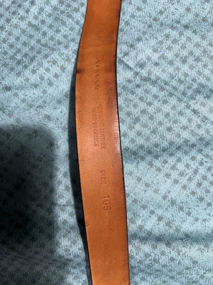 Black belt used 105 solid brass