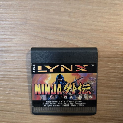 Ninja Gaiden Atari Lynx game used, action