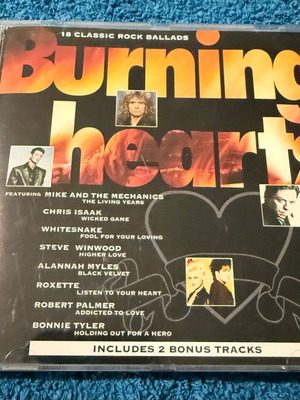 Burning Heart Rock Ballads CD used