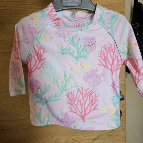 Sun protection shirt for girl used, size 83cm