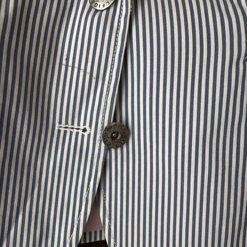 Tommy Hilfiger Striped Jacket Size S Like New Blue and White Spring