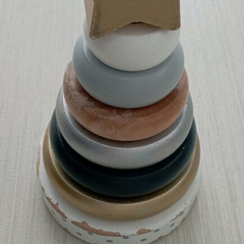 Wooden stacking pyramid used from JaBaDaBaDo