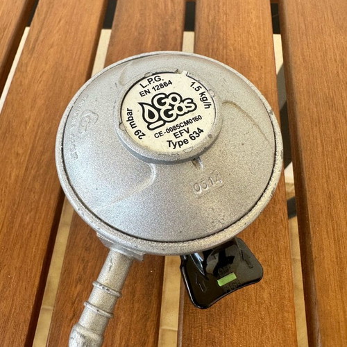 GoGas gas cylinder regulator 29 mbar new