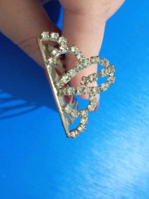 Headband tiara all rhinestone