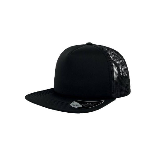 Atlantis 890 Snap five-panel jockey cap new, black unisex