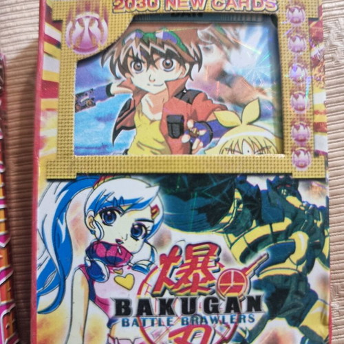 Vintage Bakugan cards new, 6 boxes total 210 cards