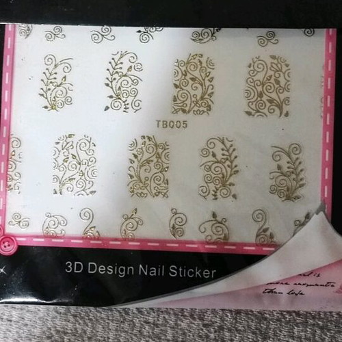 Nail stickers like new with Christmas designs
