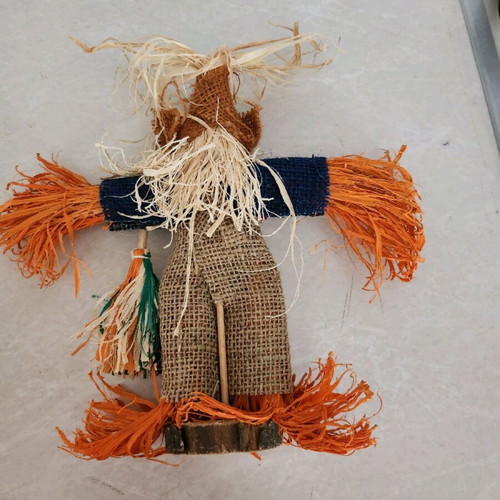 Decorative scarecrows new, set of 2 pieces