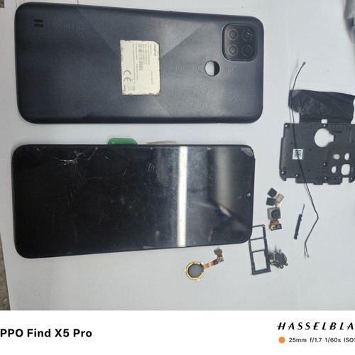 Realme C21 Dual SIM (3GB/32GB) Cross Black used for parts