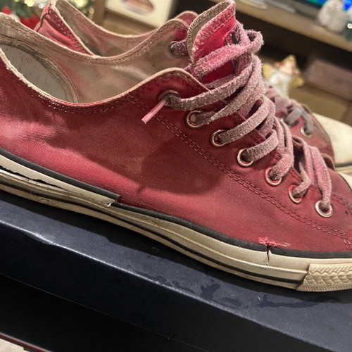 Converse All Star used sneakers red size 46