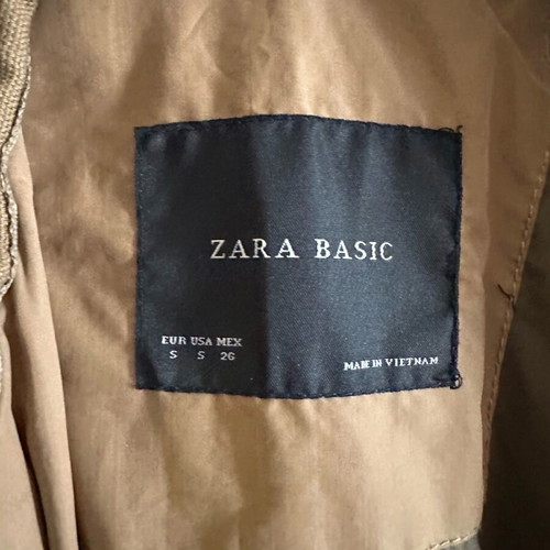 Jacket Zara used, brown, size S