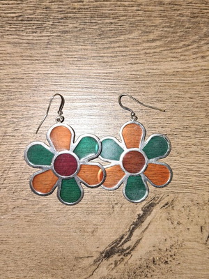 Colorful earrings like new