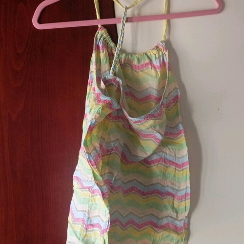 Women's T-shirt like new, green and yellow, sizes M and L