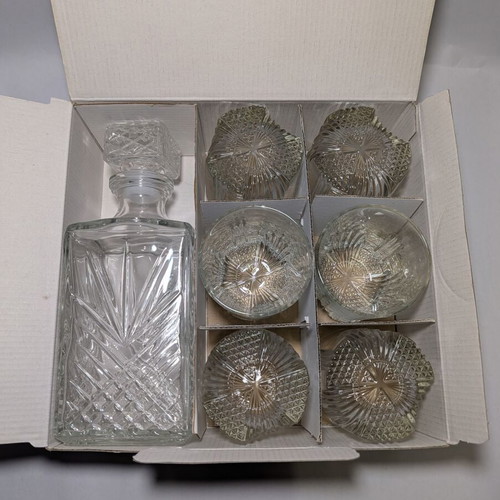 Bormioli Rocco Selecta Whisky Set new, 7 pieces, Made in Italy