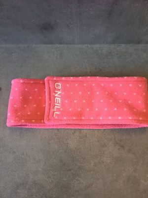 Fleece headband O'Neill pink like new with velcro