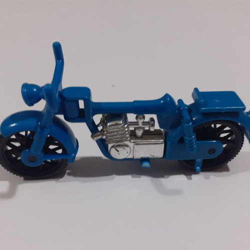 Playmobil vintage motorcycle, blue