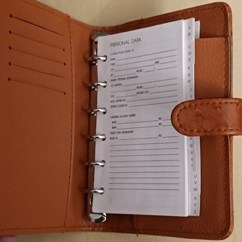 Filofax Kerastase small size agenda unused