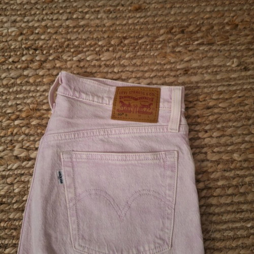 Levi's 501 women's pink jeans like new