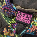 Plusminus jacket large like new multicolor