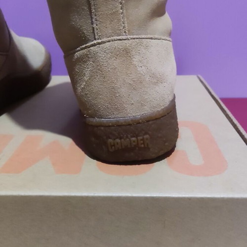 Camper Peu Terreno boots new, size 39, beige and brown nubuck
