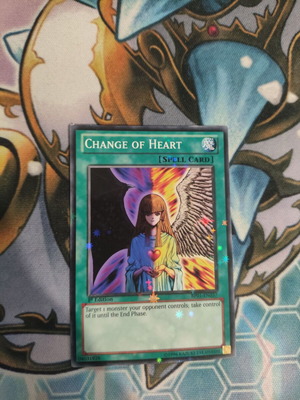 Change of Heart Yu-Gi-Oh card used, Starfoil Rare