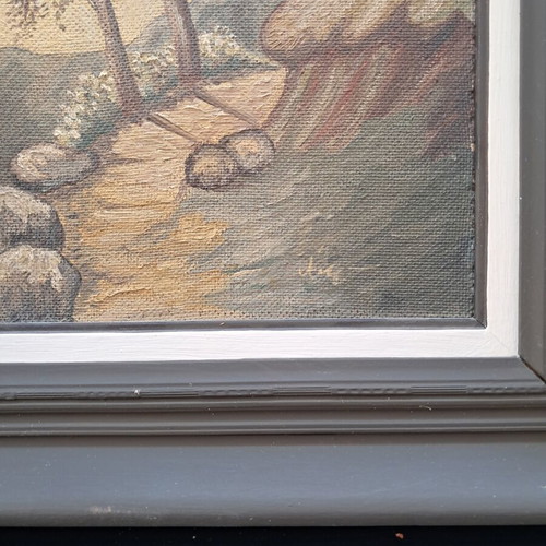 Signed Painting 45x36 cm like new