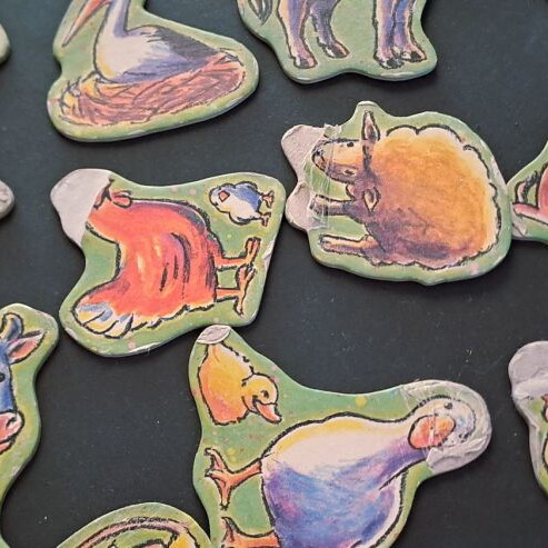 Ravensburger animal puzzles used, pack