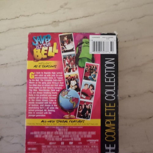 Saved by the Bell DVD seasons 1-5 used with English subtitles