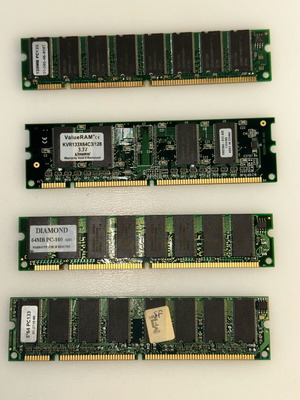 SDRAM DDR1 DDR2 memories used, pack of 20 pieces