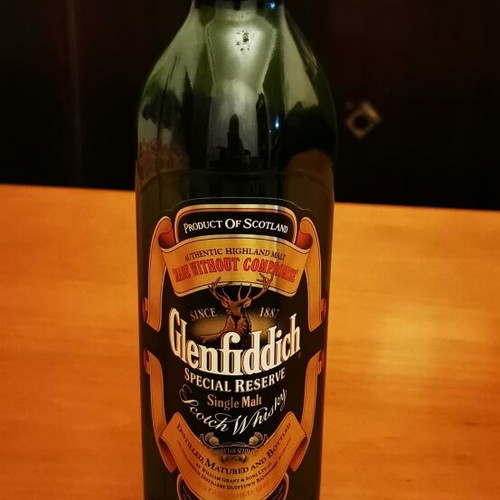 Glenfiddich Vintage Scotch Whisky from 80s-90s, sealed
