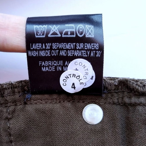 Isabel Marant Etoile Corduroy Mini Skirt New Olive Green Size XS