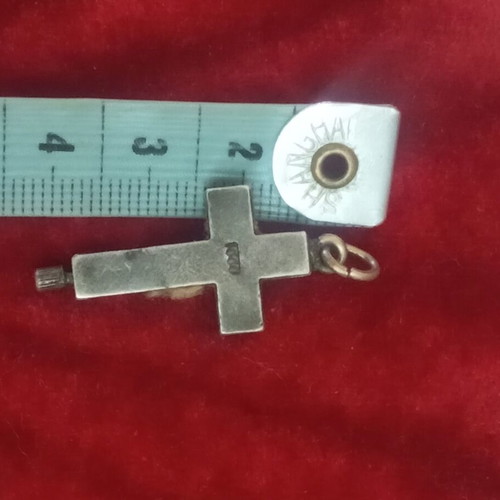 Silver 1000 purity blessing cross vintage