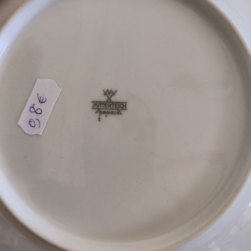Mitterteich fruit plate used, diameter 19 cm