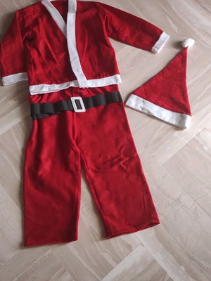 Santa Claus costume for 4-year-old child, worn once