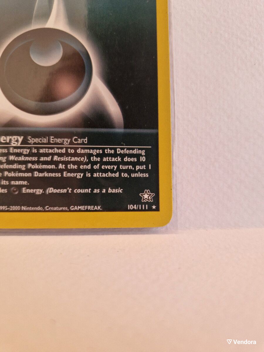 Darkness Energy Pokmon card mint condition - 5,00 - Vendora.cy Darkness Energy Pokmon card mint condition - 5,00 - Vendora.cy