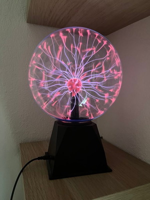 Plasma Ball σαν καινούργιο με καλώδιο, μικρό σπάσιμο
